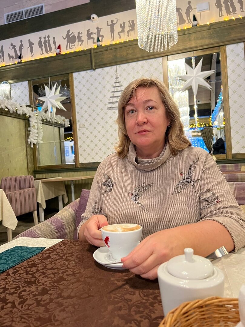 Евгения Протасова в ресторане Эспиля, г.Выборг