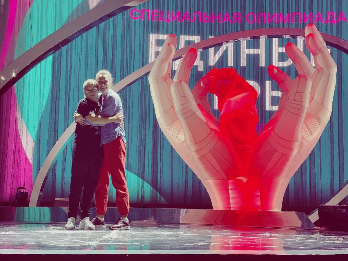 На церемонии открытия Единых Игр Специальной Олимпиады