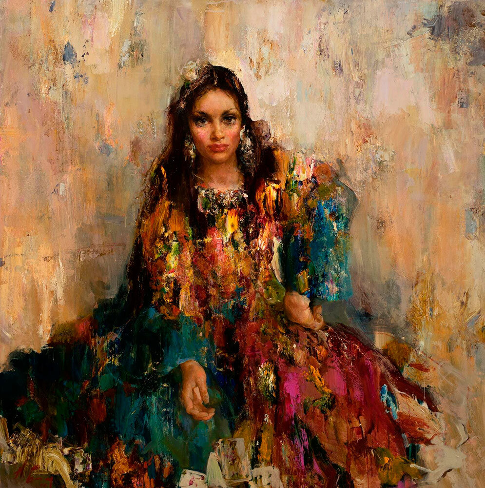 Pinterest.com Н.Блохин "Цыганка" Образ Миреллы