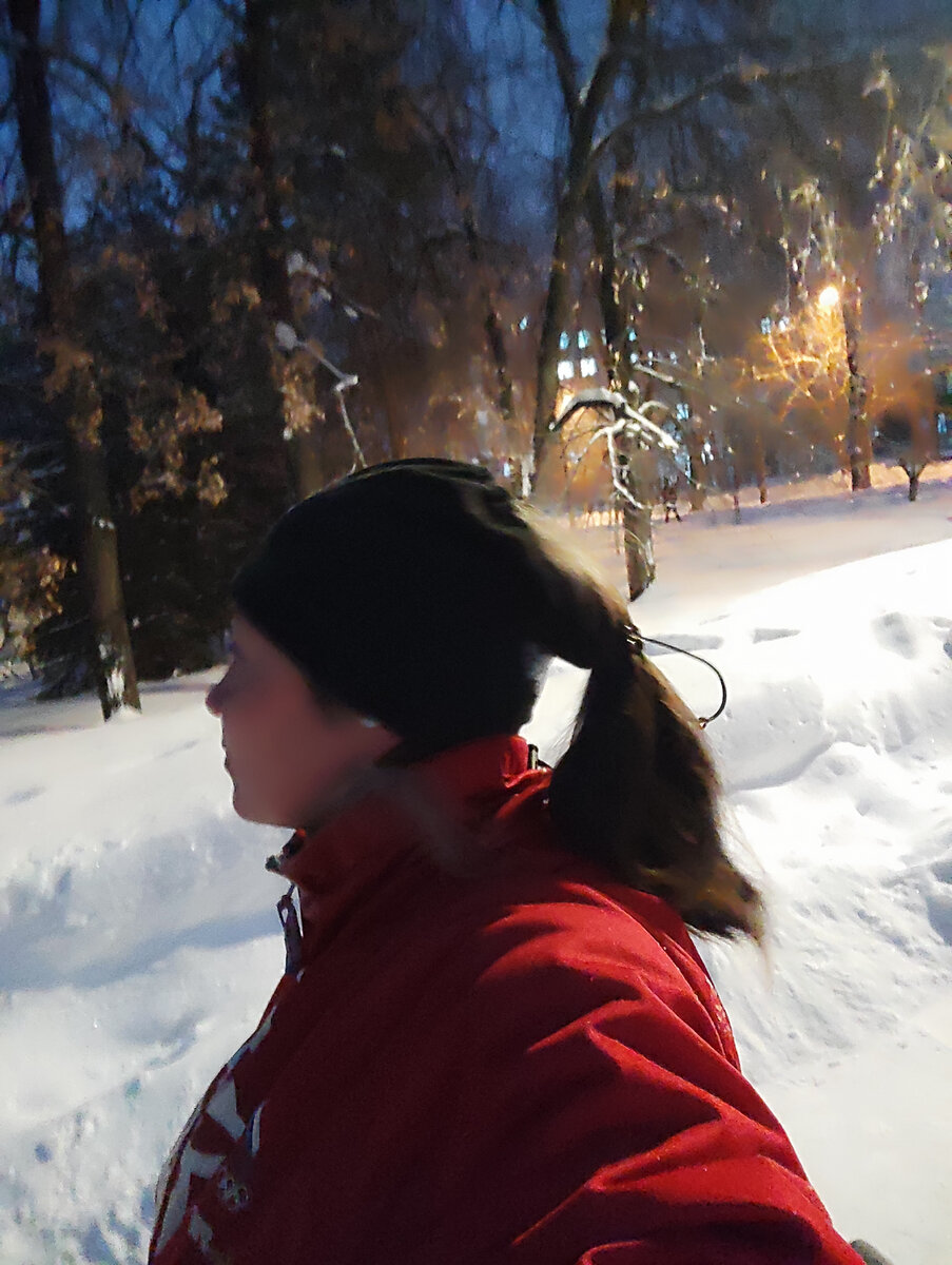 На пробежке. 