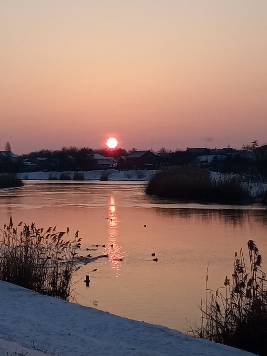 Фото автора. Зимнее утро. Ну какая же красота!