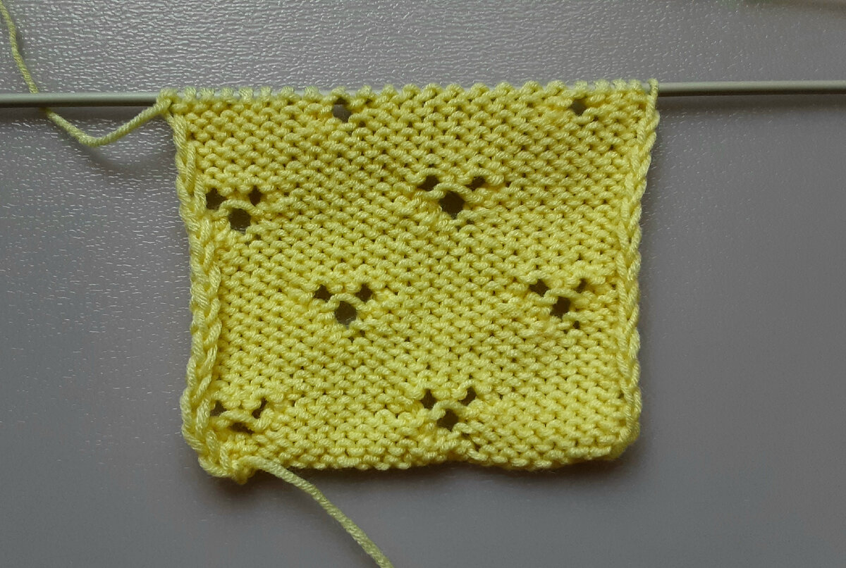 Изнаночная сторона узора.