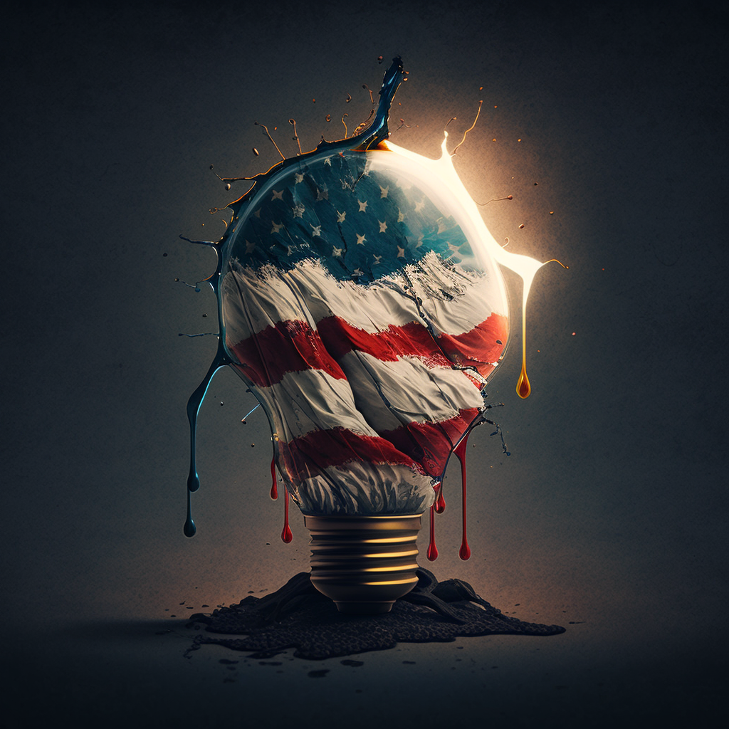 Создано ИИ на запрос "Американская Национальная Идея"