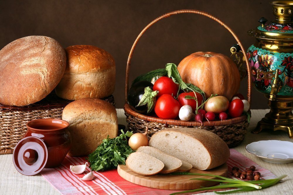 Натюрморт с хлебом. Источник: Яндекс. Картинки