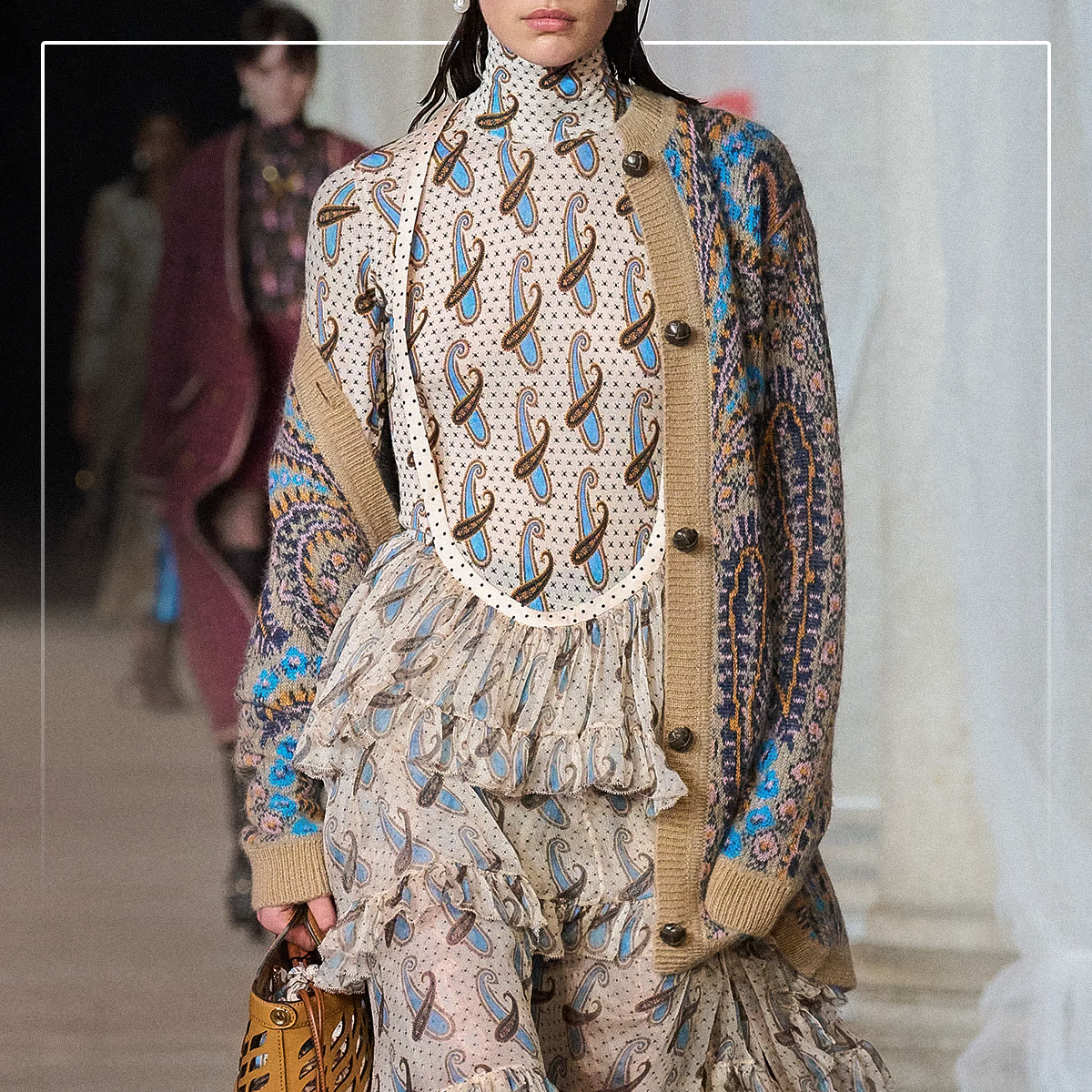 Жаккардовый кардиган от Этро