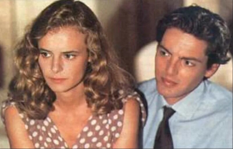 Аньезе Нано и Никола Фаррон в сериале "Эдера"