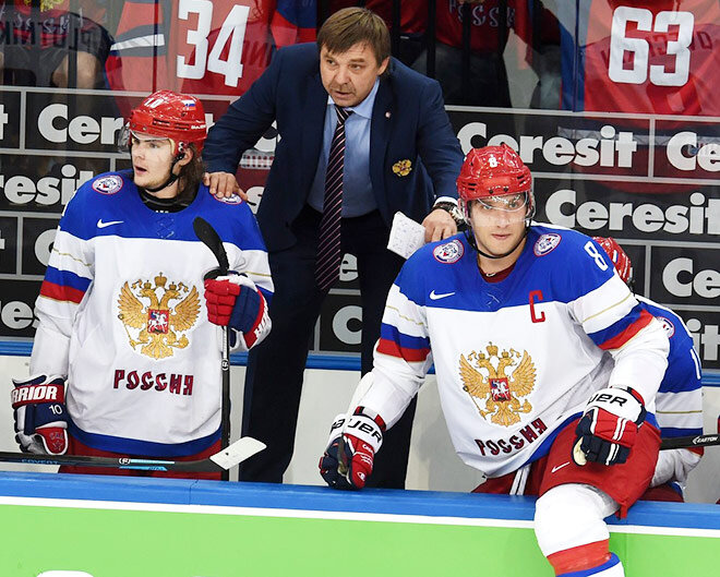 Виктор Тихонов,Олег Знарок и Александр Овечкин