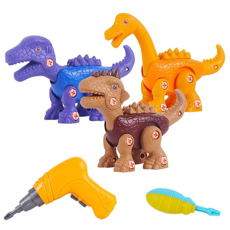 Пластмассовые игрушки динозавры