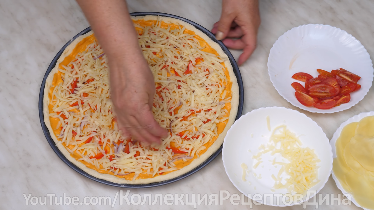 🍕Идеальное тесто для пиццы! Два рецепта вкусной домашней пиццы в  духовке!🍕 | Дина, Коллекция Рецептов | Дзен