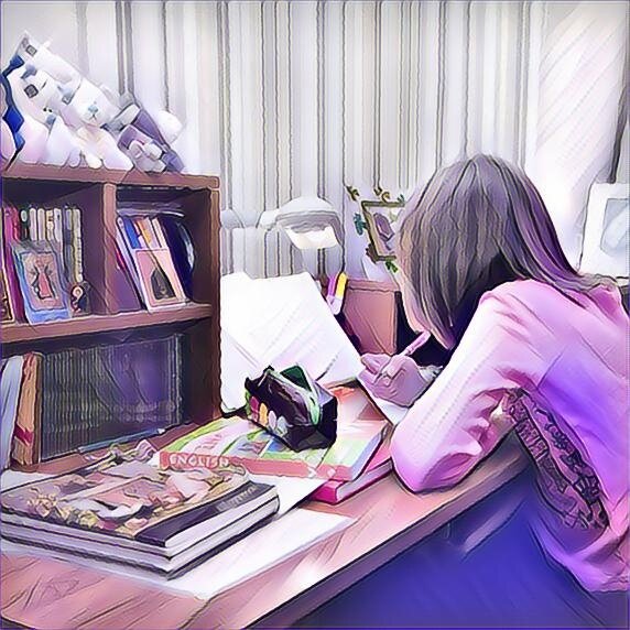 ...Учёба девочке давалась легко...