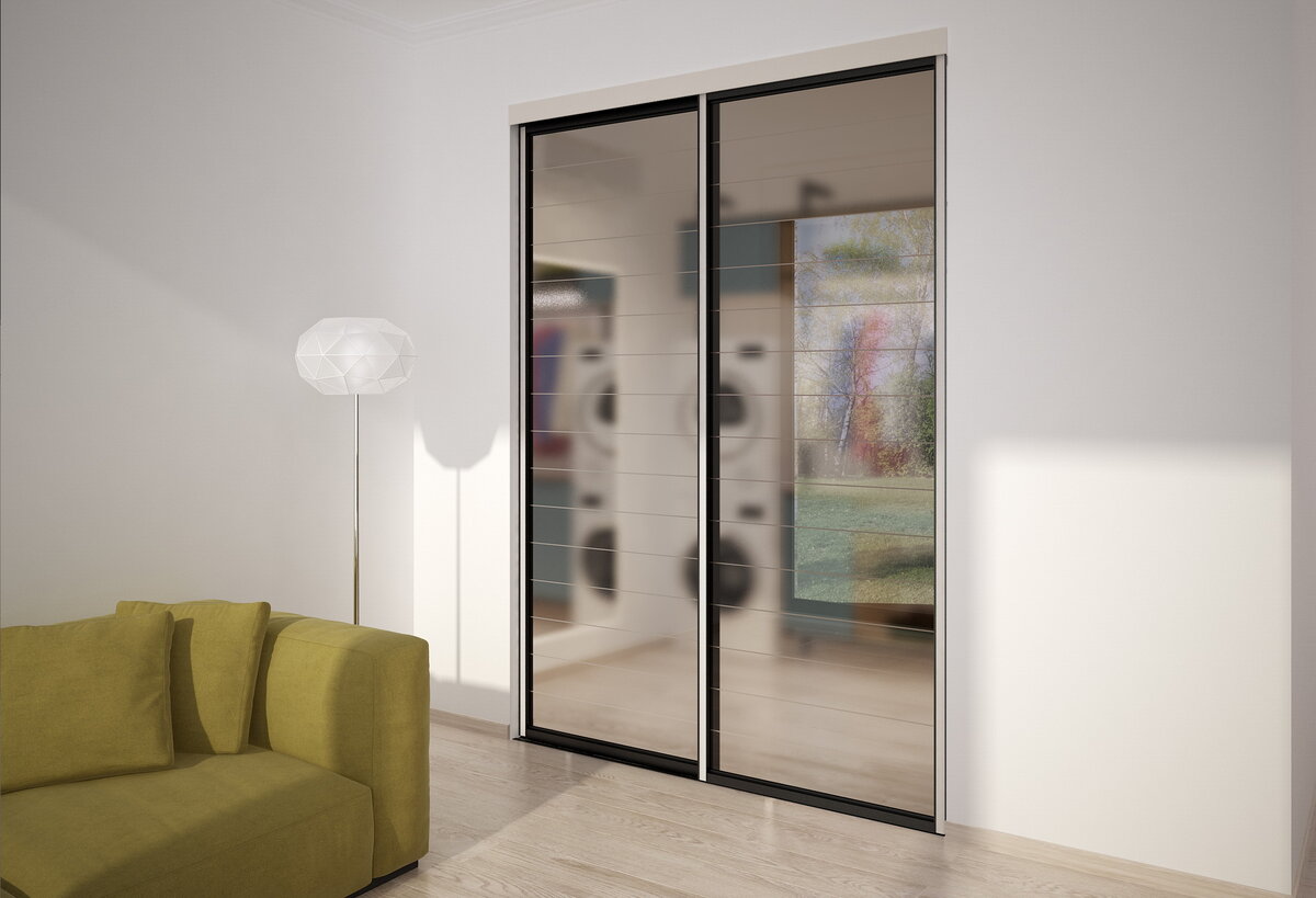 С помощью перегородок можно отделить как комнату, так и зону постирочной или гардеробную. На фото: «Стильные Кухни».
