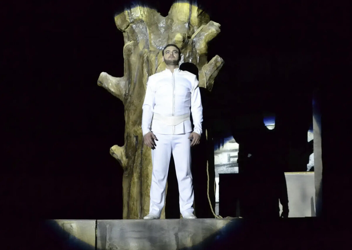 Фото со спектакля «Камалил Башир». Лакский театр. Автор неизвестен 