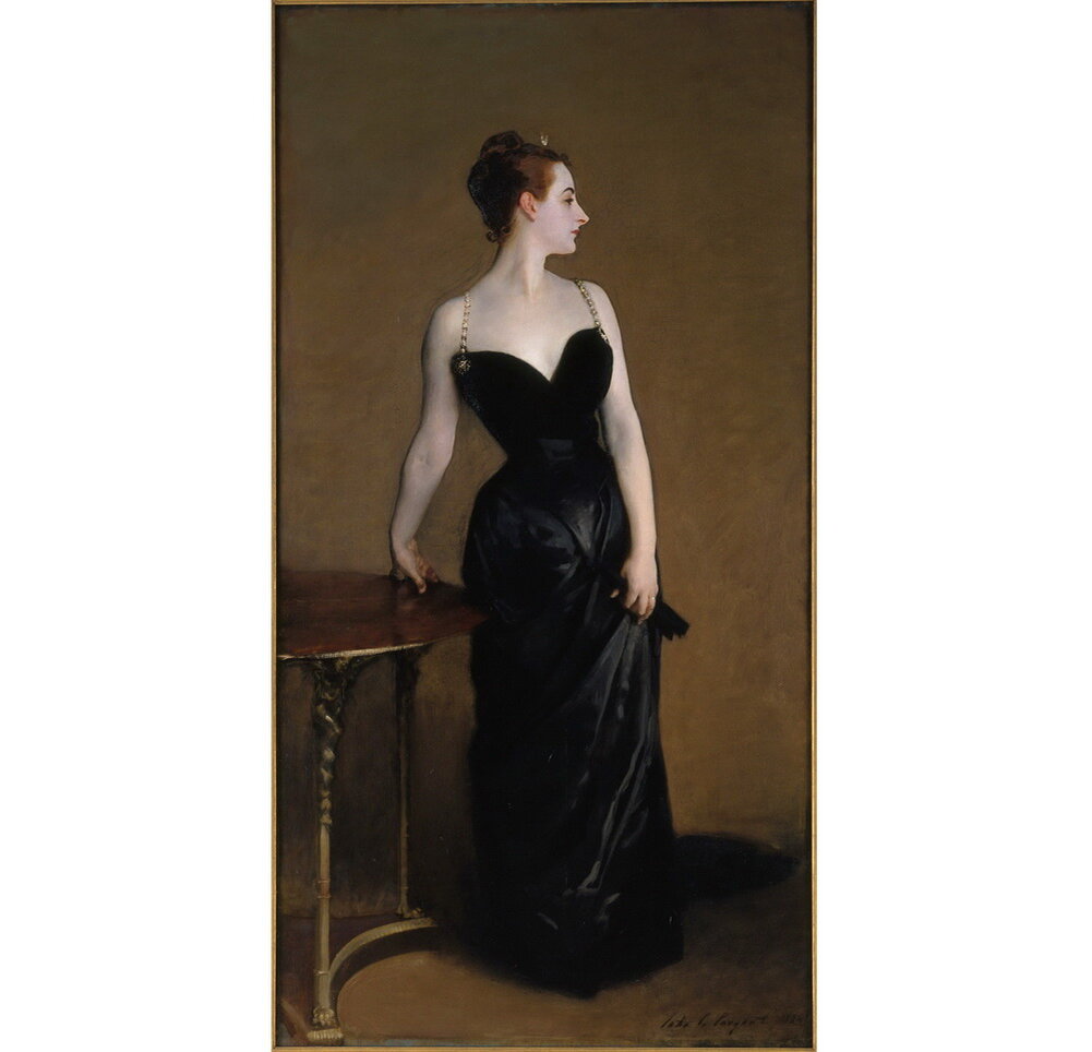 "Портрет мадам Х", худ. Д. Сарджент, 1884 г. 