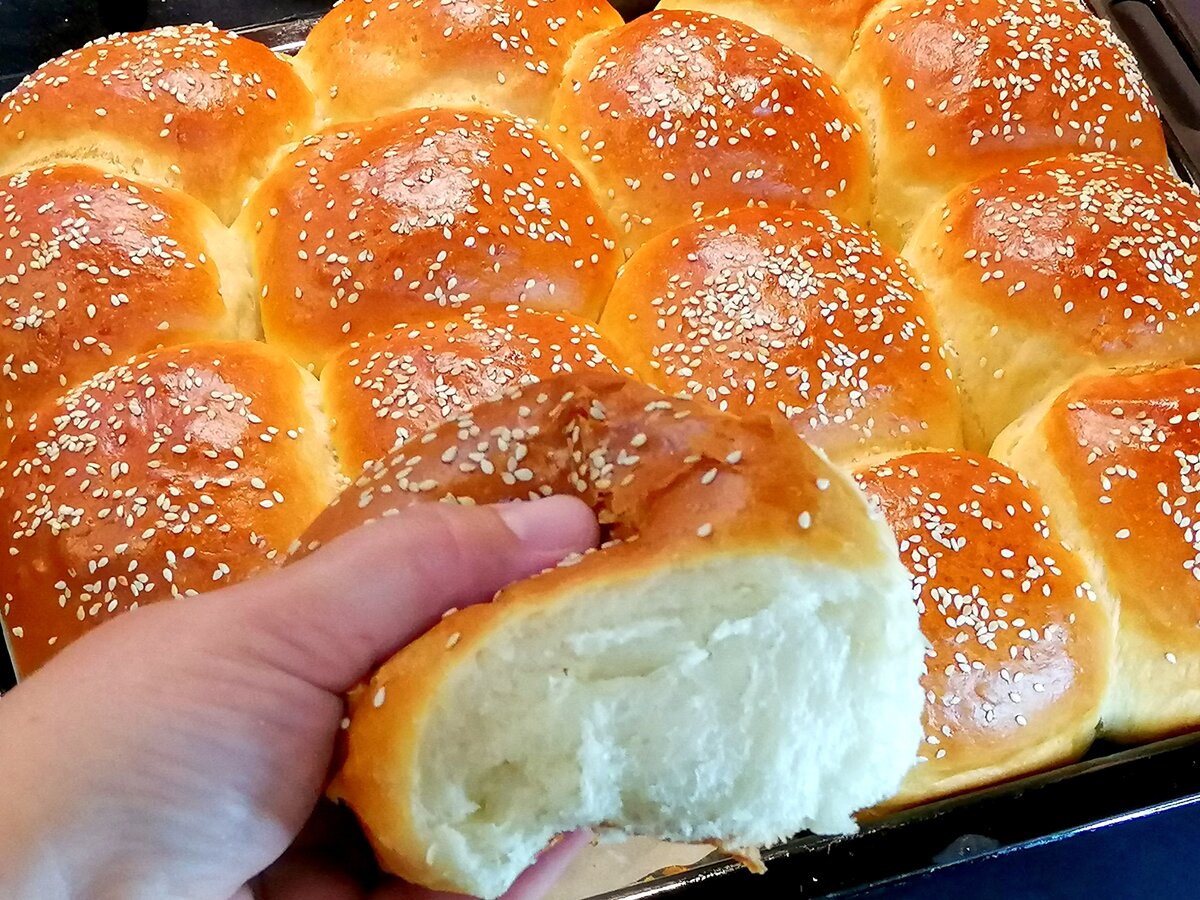 Мягкие булочки