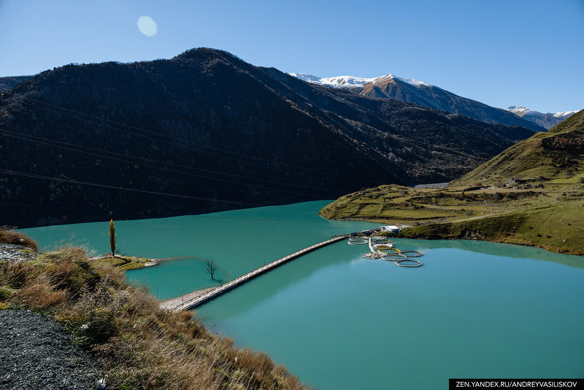 Зарамагское водохранилище северная осетия фото