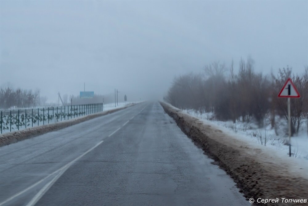 За Батайском все белым бело!