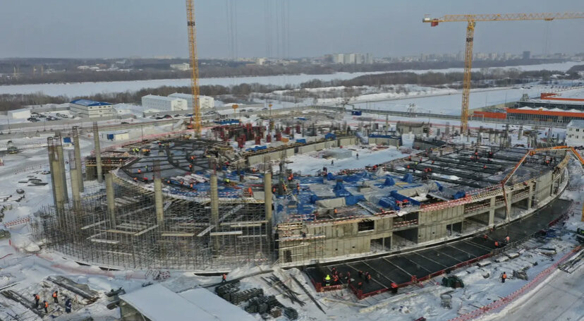 Из открытых источников ( Ледовая арена в Омске )