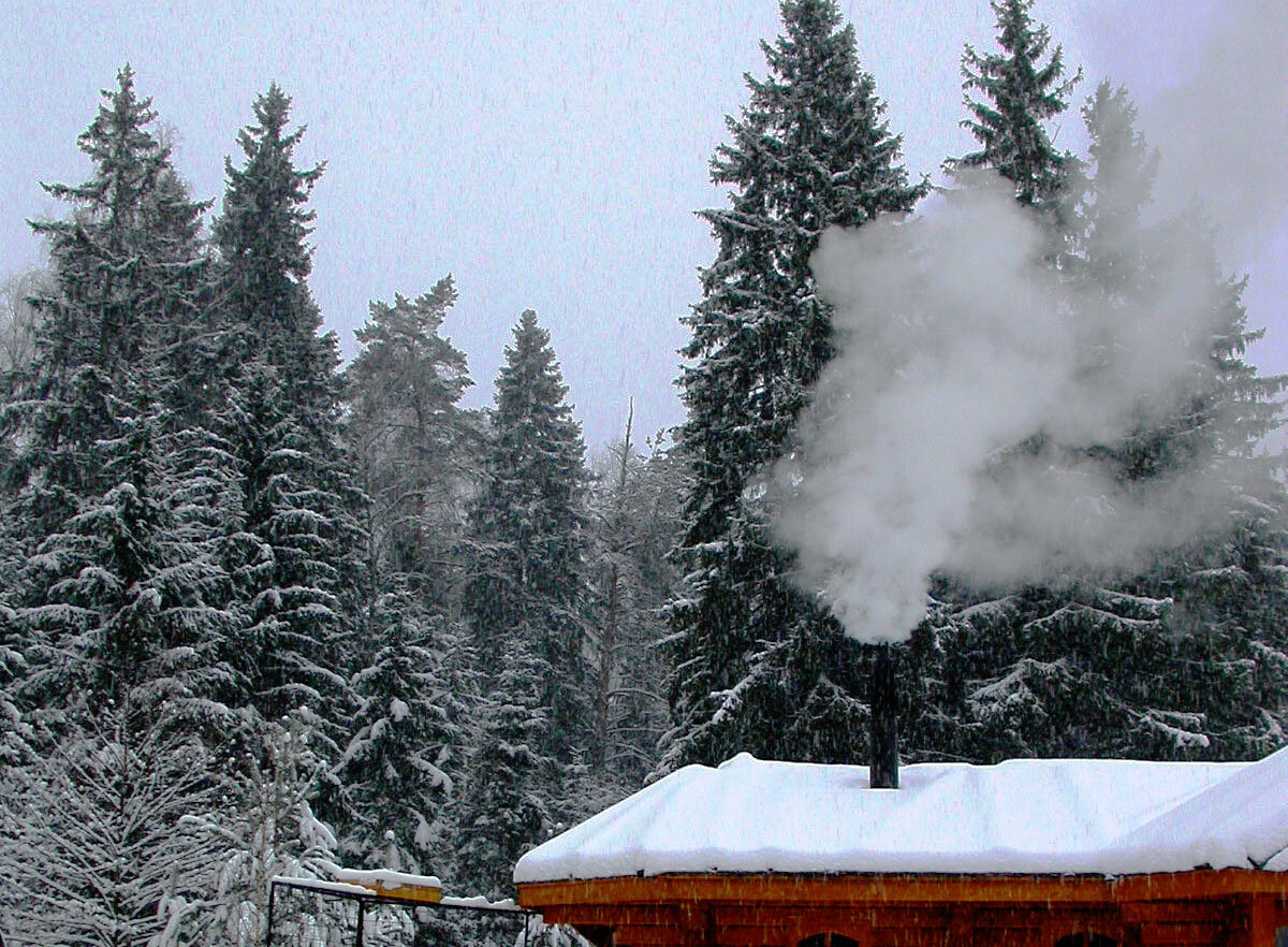 Фото автора. Дым из трубы здесь не совсем белый