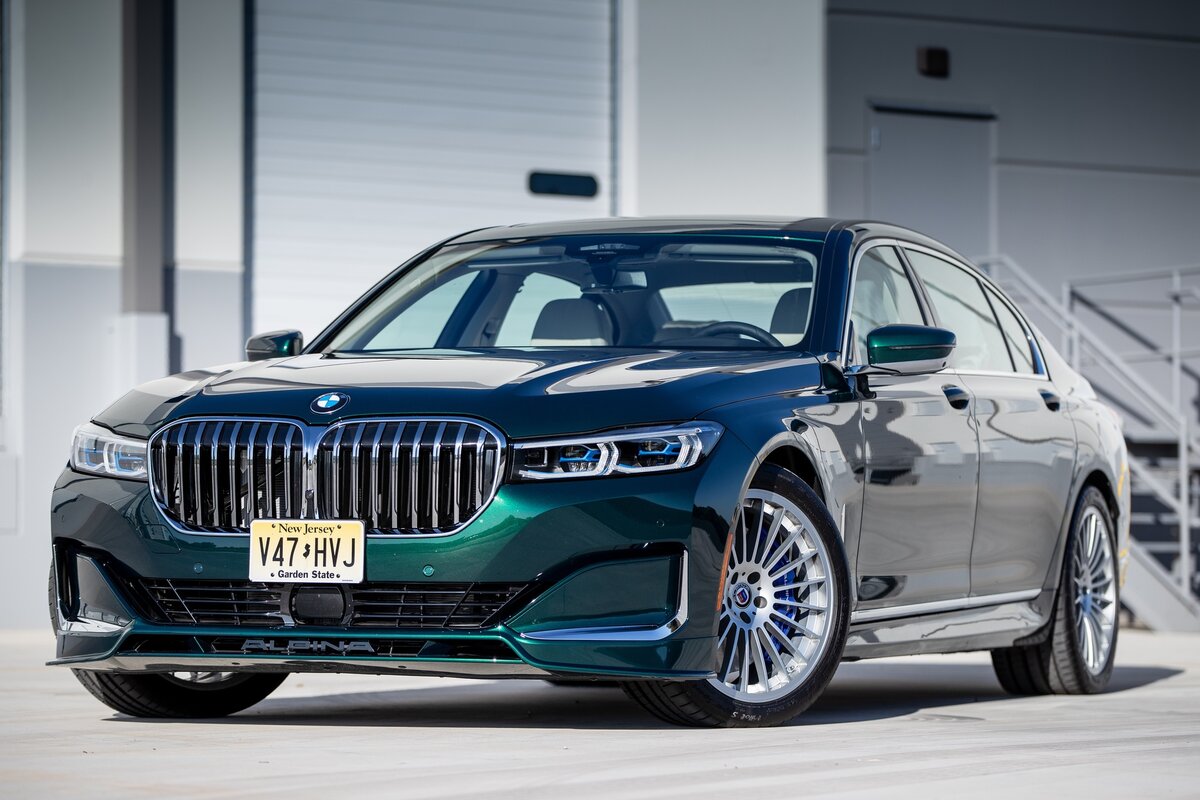 BMW Alpina b7 зеленая