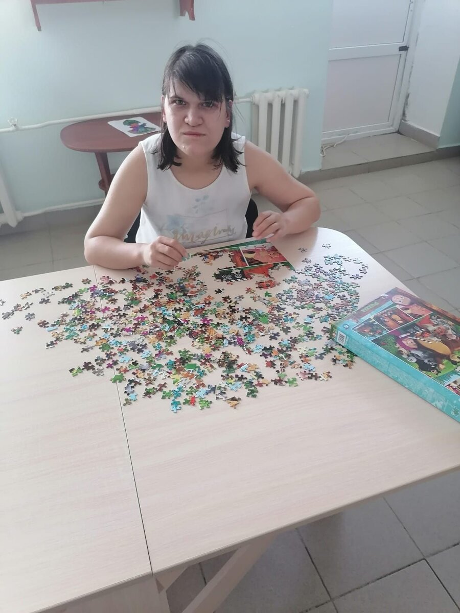 Присланные пазлы уже в работе