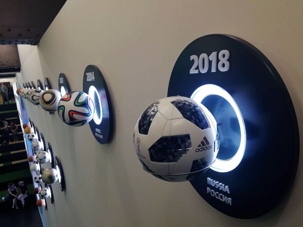Официальные мячи чемпионатов мира. Фото из открытых источников в Интернете