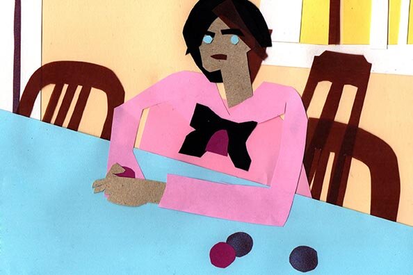 Аппликация - это коллаж, который делают из цветной бумаги