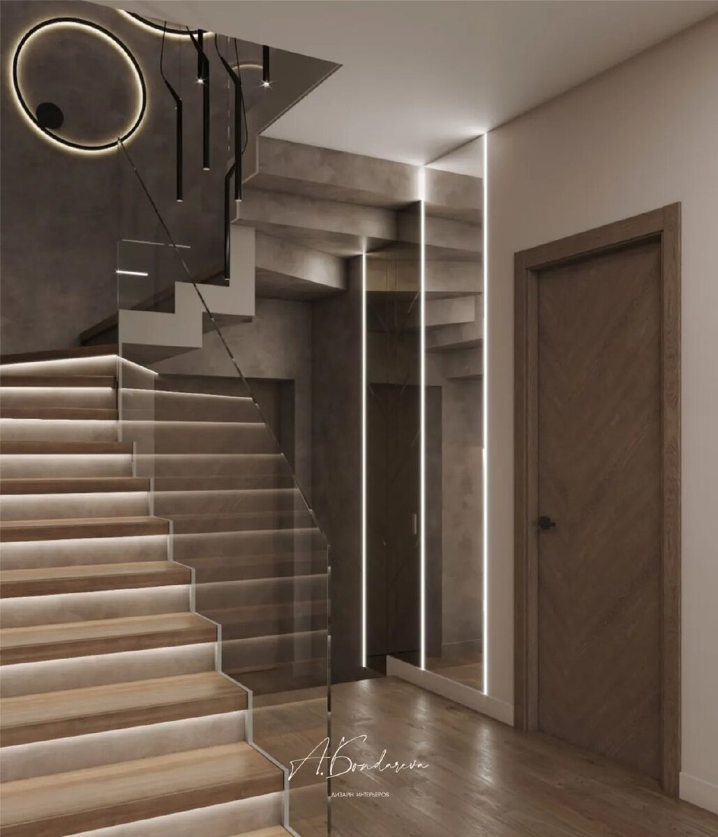 Дизайн лестницы в частном доме – отделка металлических лестниц в доме