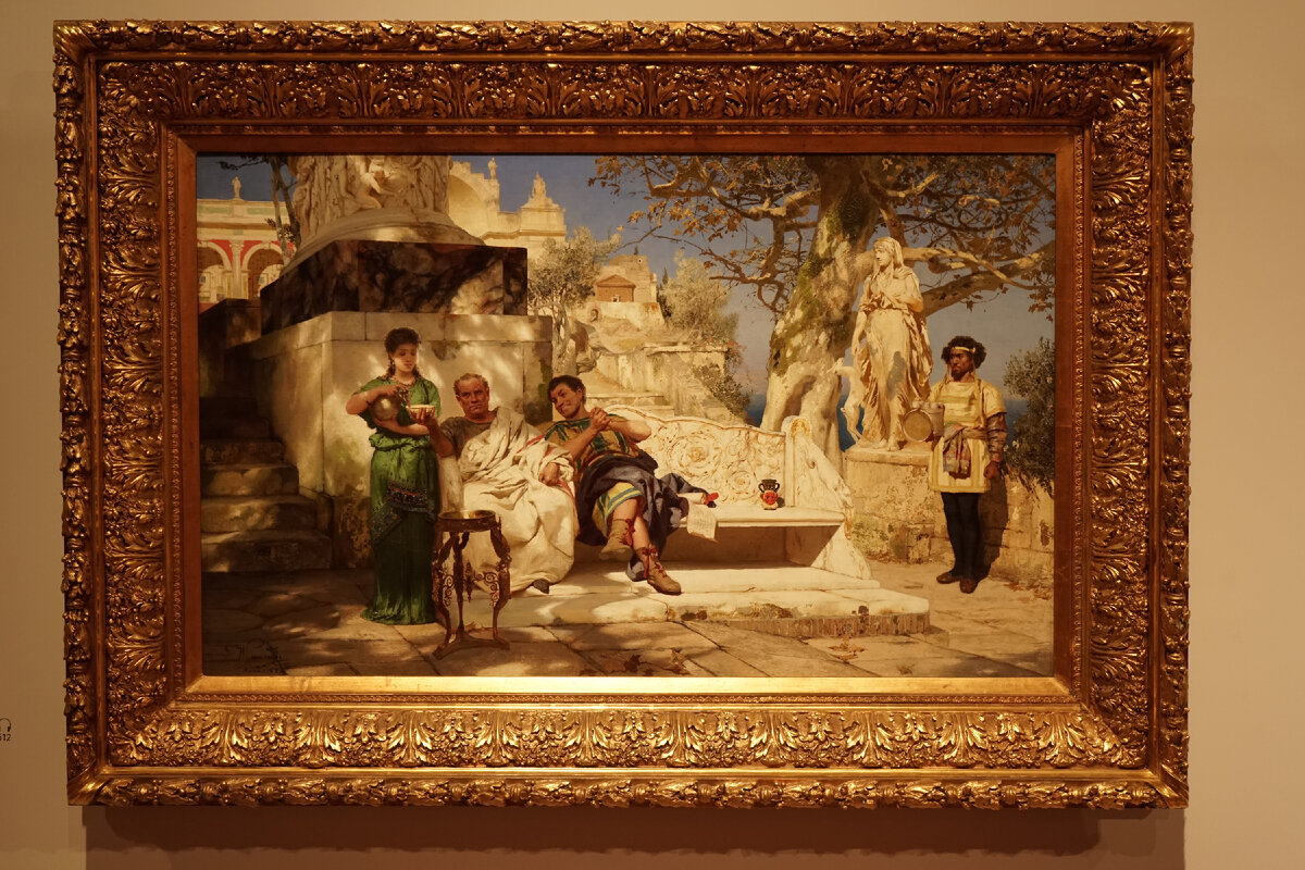 Генрих Семирадский "Отдых патриция", 1881 год, Частное собрание, Москва.