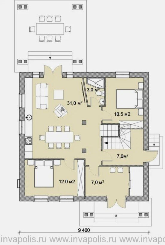 Скриншот со статьи о проекте на Дзен. Вариант "Эконом"