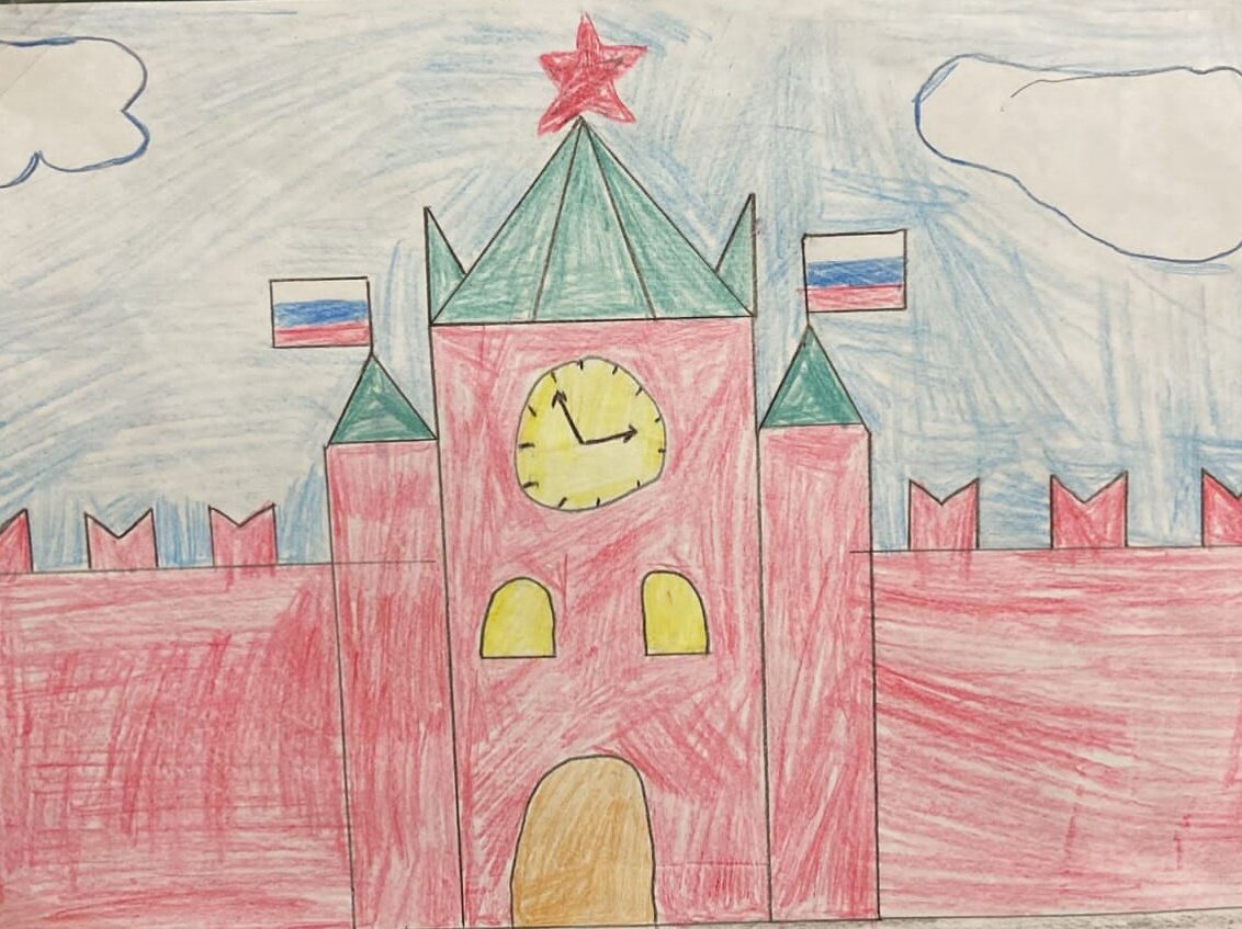 Детские рисунки ко дню россии 59 фото