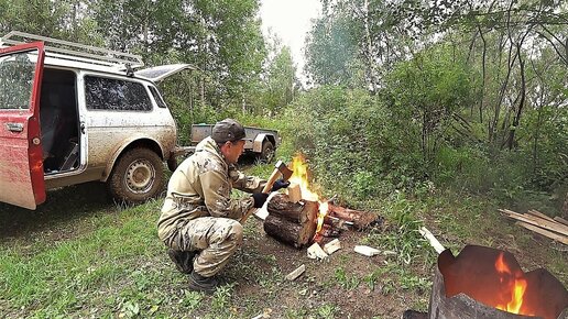 Исчезнувшая старая деревня. В лес с ночёвкой, на поиски сигналов.