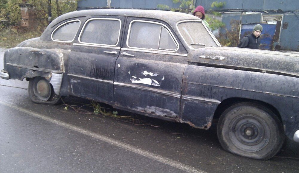 Советский ГАЗ 12 до реставрации. Фото взято из открытых источников.