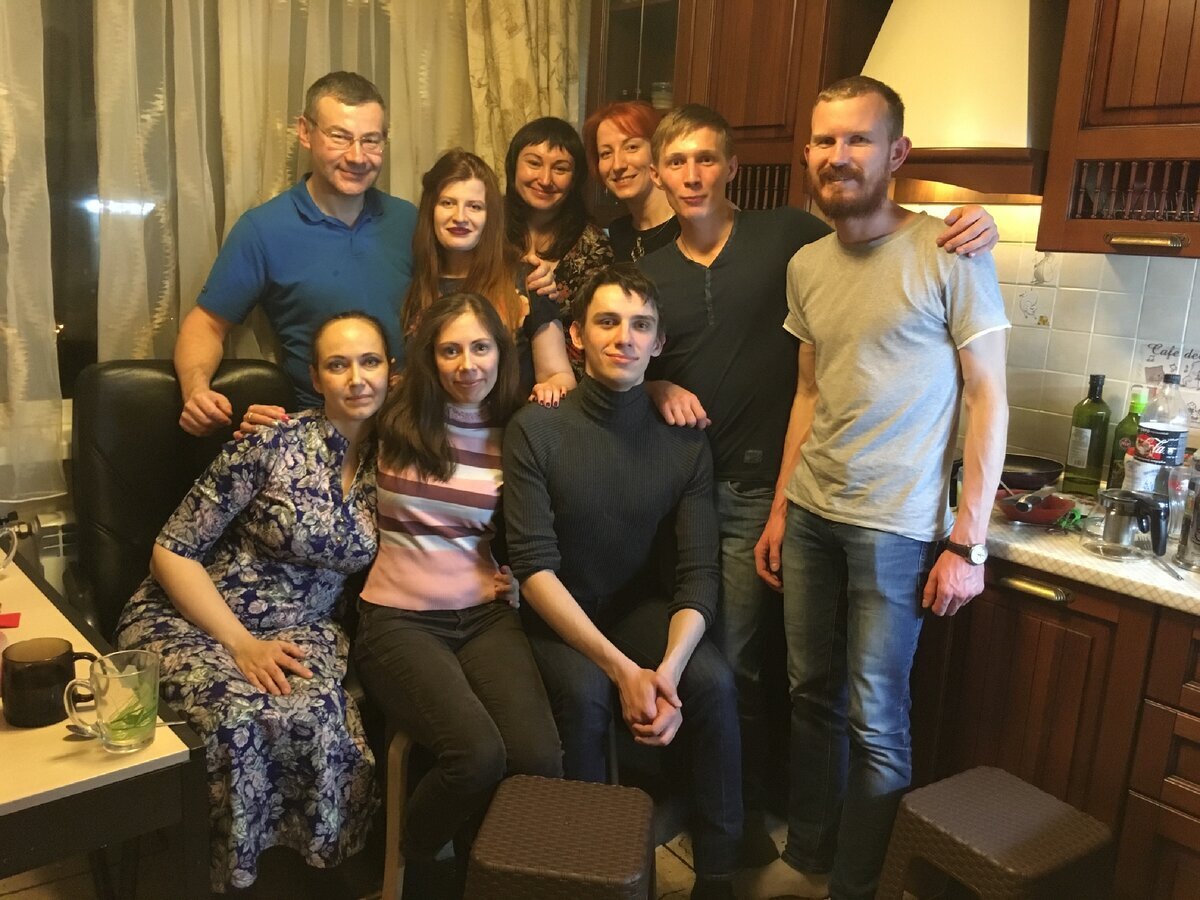 Часть нашей дружной компании
