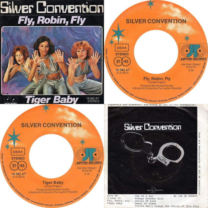 Диско трио. Silver Convention Fly Robin Fly. Silver Convention. Silver Convention фото. Обложка альбома Silver Convention-Fly Robin Fly.
