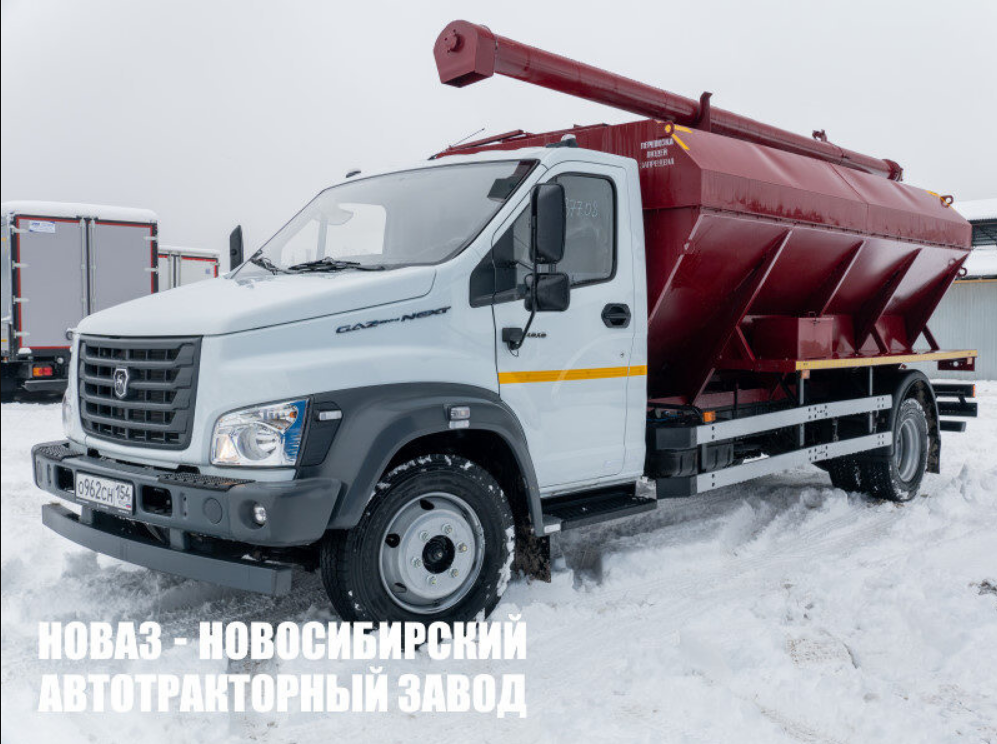 Загрузчик сухих кормов ЗСК-15П Аратор объёмом 15 м³ на базе ГАЗон NEXT C41RB3