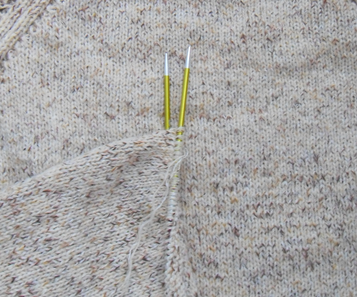 Перешла на спицы 3,5