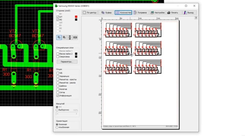 Как нарисовать плату в sprint layout 6 из рисунка