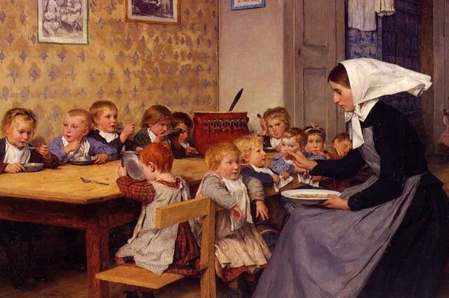 Анкер Альберт Самуэль(1831-1910) "Kindergarten"