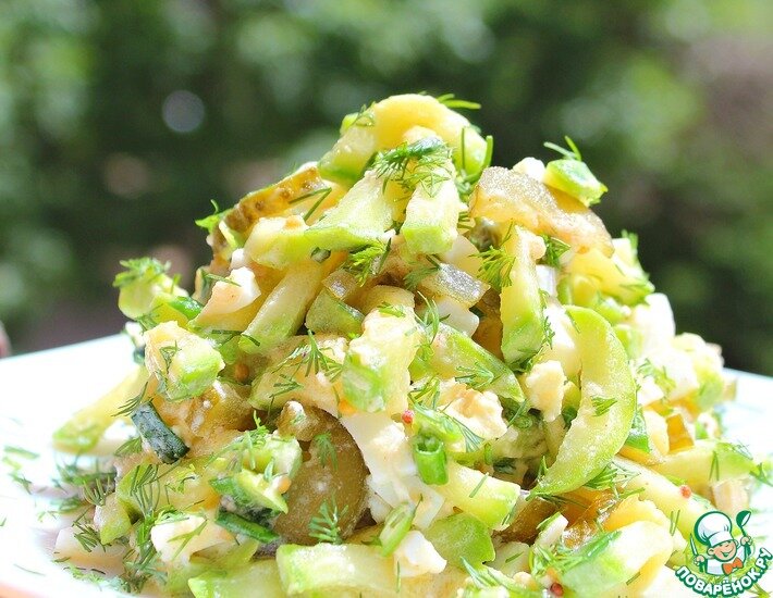 Салат из кабачков 