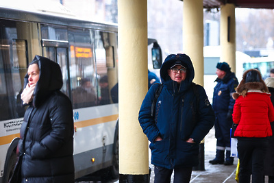    Пассажиры на автостанции в Подмосковье © Антон Чернов, «Подмосковье Сегодня»