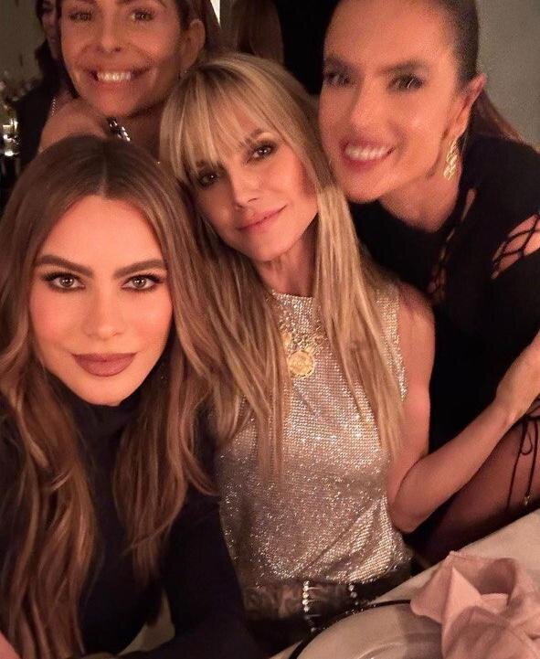     Мария Менунос, София Вергара, Хайди Клум и Алессандра Амбросио