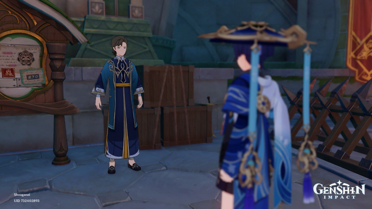 Эффенди, ученый, который дает поручения на репутацию в Сумеру.