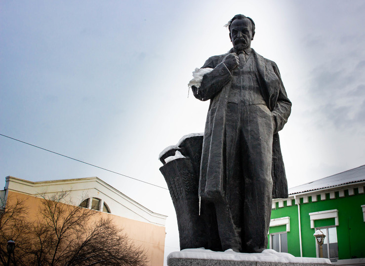     Памятник академику Дмитрию Прянишникову. / Василий Тараруев