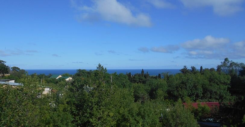 Симеиз. Смотрю на море с балкона