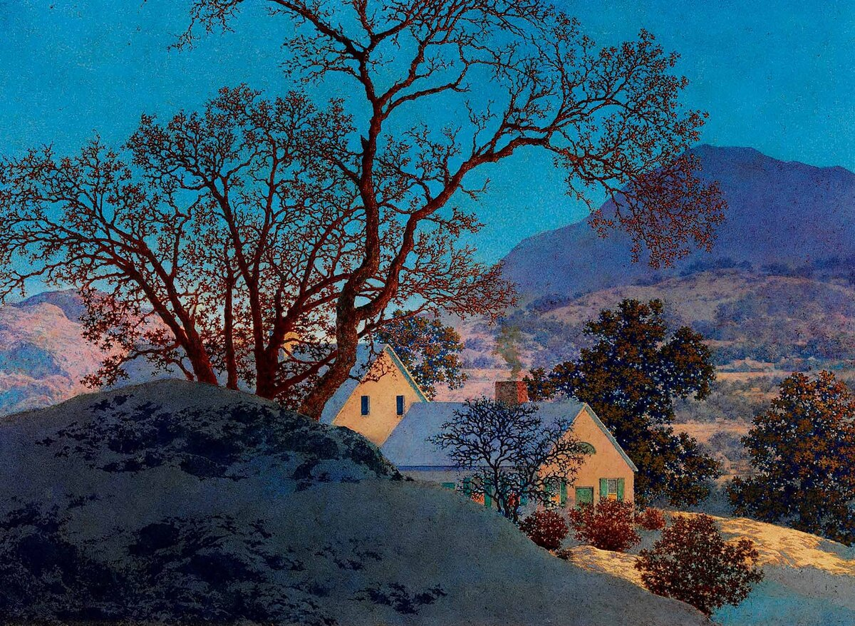 Maxfield parrish картины