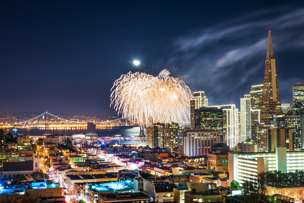 из открытых источников. Сан-Франциско, Новый Год.