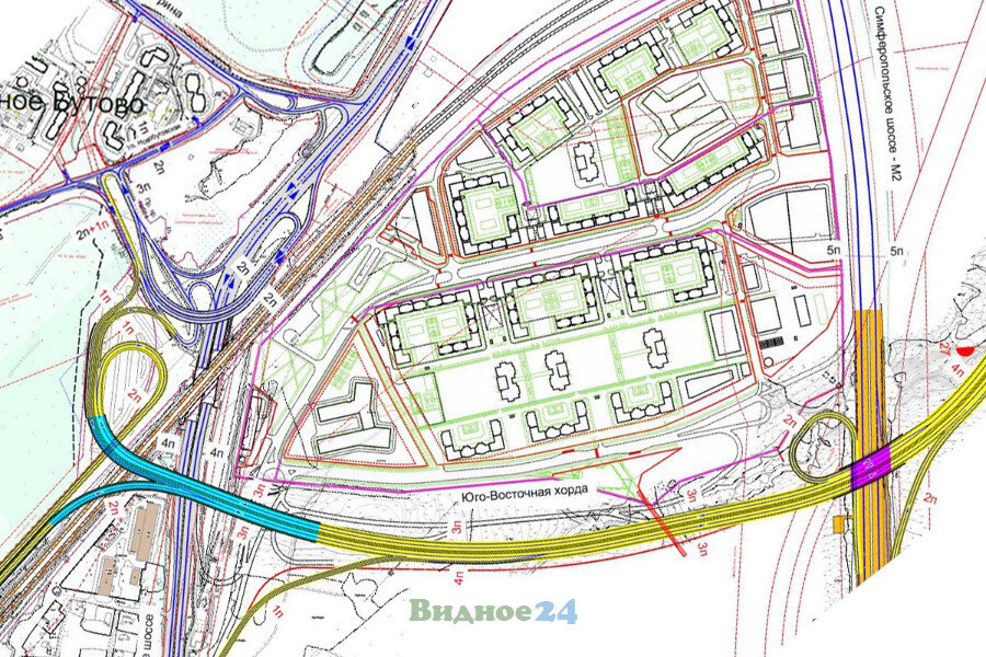 План застройки южного бутово