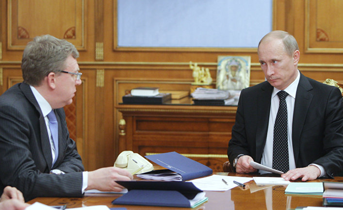 Алексей Кудрин и Владимир Путин
