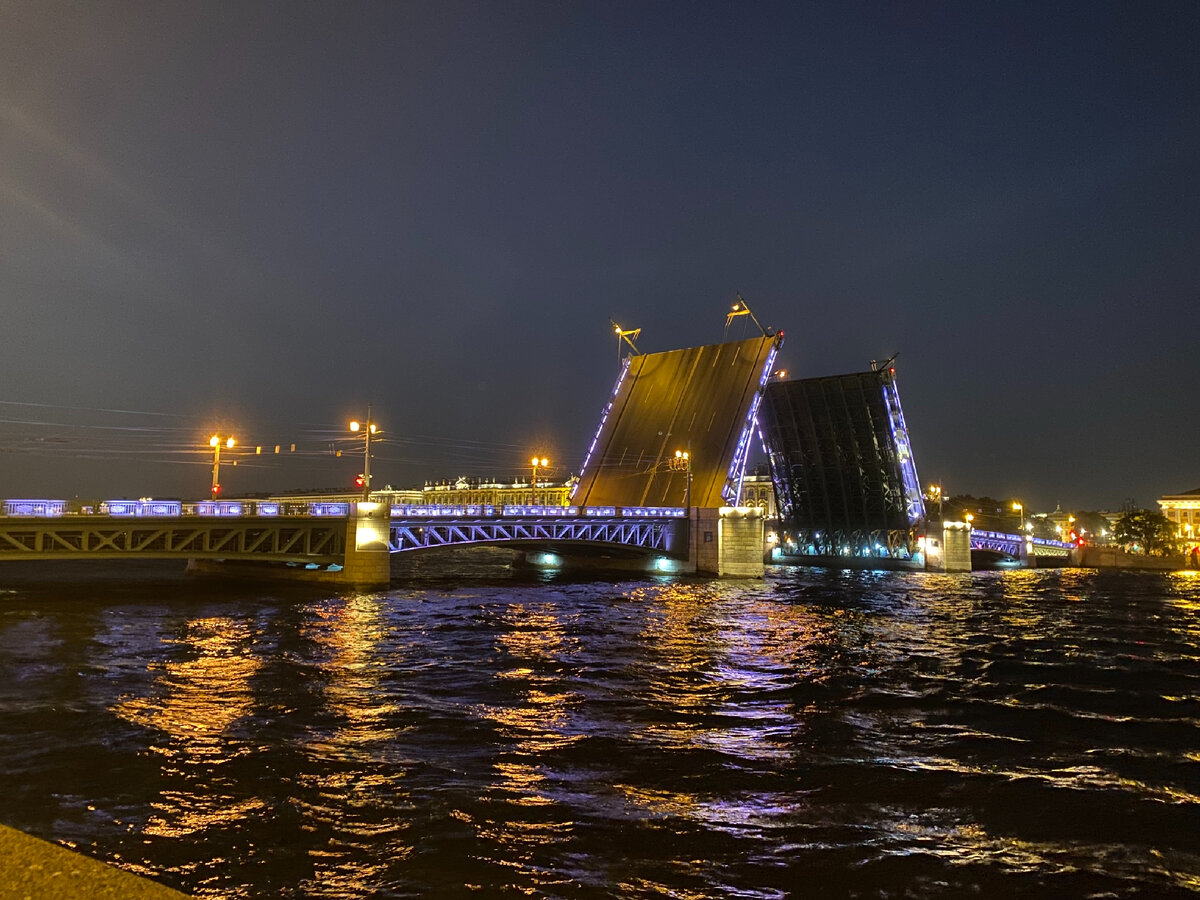 Всем советую сходить на разведение мостов.