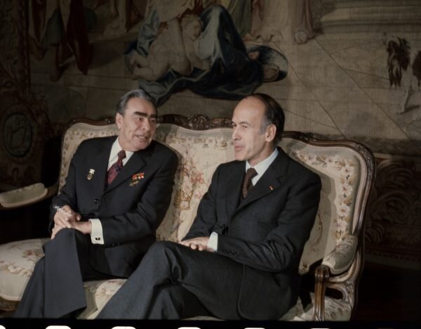  Валери Жискар д’Эстен и Деонид Брежнев, 1975 год. Фото РИАН